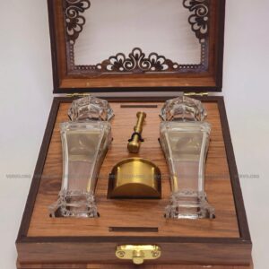 جعبه کادویی چوبی زعفران