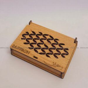 جعبه کادویی چوبی کتابی  3 گرمی